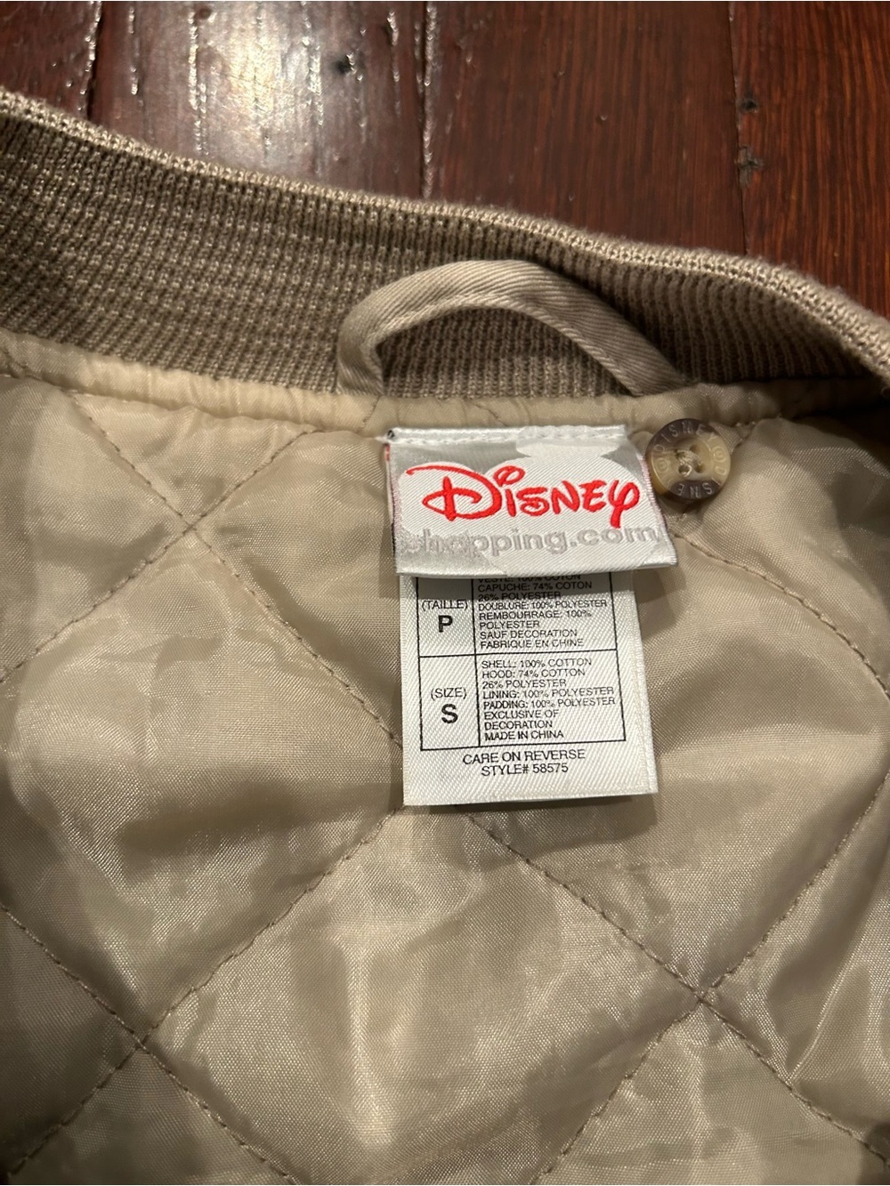 Disney Denim and Cream Mickey Bomber Jacket - Picture 4 of 5